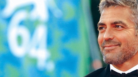 Clooney se encuentra ahora grabando  la cinta 'Gravity 3D', que dirige Alfonso Cuarón.