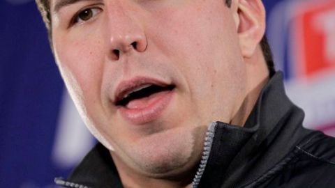 El jugador de los Giants, David Diehl.