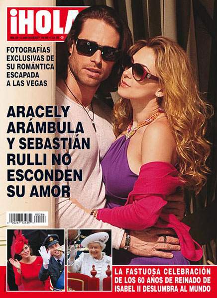 Aracely Arámbula y Sebastián Rulli en portada para Hola.