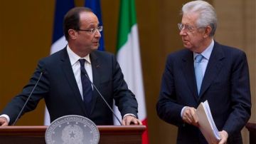 El presidente francés también se reunirá con el presidente italiano, Giorgio Napolitano.