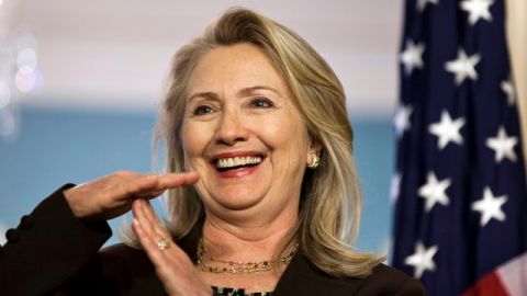 Hillary Clinton ha asegurado que su país -contrario a lo que afirma Rusia- no ha enviado ningún arma a la oposición en Siria.