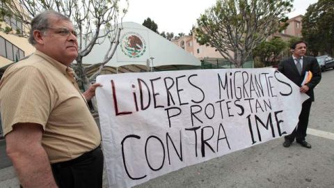 Francisco Mendoza (d) y Fermín Ramírez (i) denunciaron supuestas irregularidades por parte de directivos del IME.