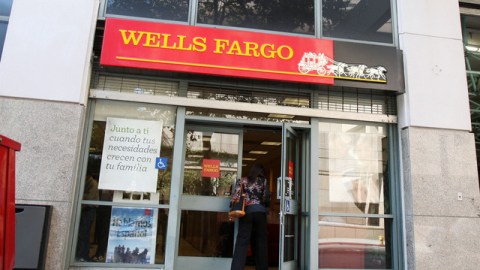 Una de las sucursales bancarias de Wells Fargo en Los Ángeles.