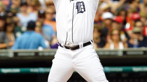 El venezolano Miguel Cabrera contribuyó ayer con un jonrón en el primer inning en la victoria de los Tigres de Detroit sosbre los Rockies de Colorado.
