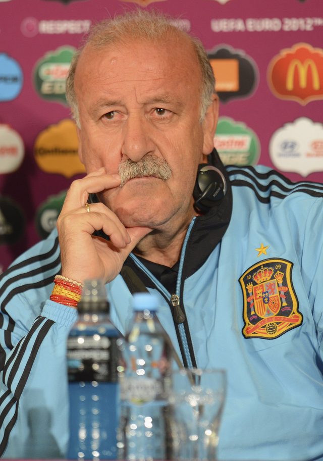Vicente del Bosque, técnico de España.