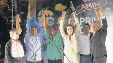 Henrique Capriles el día de su lanzamiento como candidato opositor.