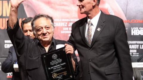 El presidente del Consejo Mundial de Boxeo (CMB), José Sulaimán.
