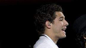 El trío pop mexicano Reik durante una presentación.