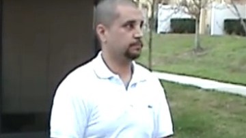 Imagen sacada del video en el que Zimmerman da a la Policía su versión sobre su lucha con Trayvon.