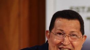 Hugo Chávez durante el acto de lanzamiento de su nuevo plan de seguridad.