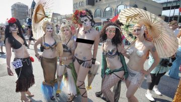 Desde hace 30 años, la "Mermaid Parade" rinde tributo a la creatividad de los artistas, a la conexión de Coney Island.