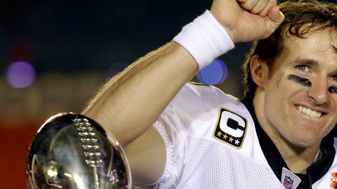 El quarterback Drew Brees.