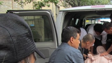 Una monumental Virgen de Guadalupe fabricada en piedra de cantera, con un peso de 1700 libras y más de 21 pies de altura, fue traída desde México.