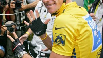 Lance Armstrong, el ciclista estadounidense que ganó siete Tours de Francia.