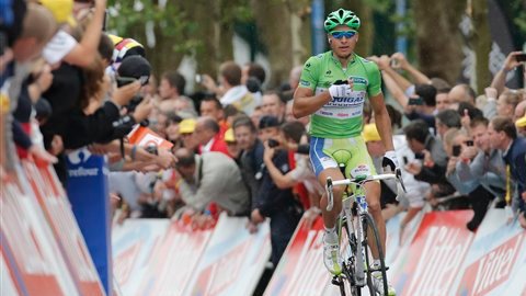 Sagan conquistó la más reciente etapa del tour.