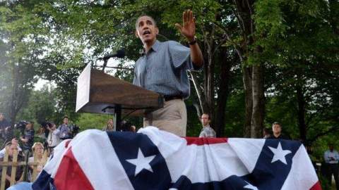 Obama instó a los votantes a no perder el entusiasmo para terminar los logros iniciados en 2008, en una gira en autobús por Ohio.