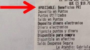 Las tarjetas, alegadamente, provistas por el PRI a ciudadanos podían ser redimidas en supermercados Soriana.