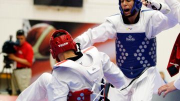 De raíces nicaragüenses, Steve López (derecha) representará a Estados Unidos en el taekwondo de los Juegos de Londres 2012.