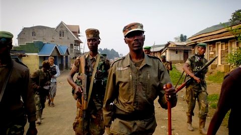 El Coronel Makenga, comandante de los rebeldes del M23 en la RDC.