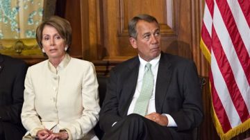 La controversia ha llegado hasta el Capitolio. En la imagen aparecen el republicano Boehner y la demócrata Pelosi.