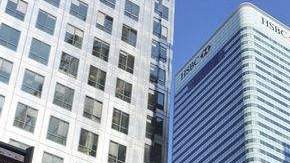 Sede de HSBC en Gran Bretaña.