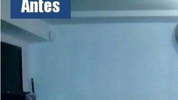 El sótano del hogar de la familia Abeja antes y después de ser remodelado.