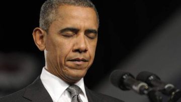 En un punto de sus declaraciones, Obama pidió un momento de silencio que duró 20 segundos.
