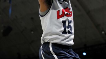 La ofensiva de Carmelo Anthony   se ha destacado para la escuadra de Estados Unidos en la antesala a estos Juegos.