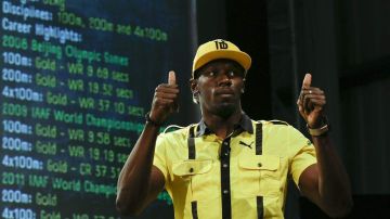 El velocista jamaiquino Usain Bolt.
