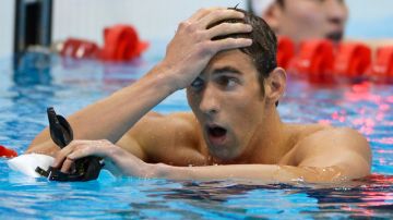 Michael Phelps decepcionó durante su debut en los Juegos Olímpicos.