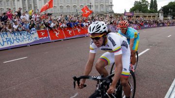 El pedalista colombiano Rigoberto Urán realizó una histórica carrera en la exigente prueba de ruta.