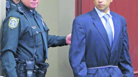 Zimmerman, cuando se le presentó el cargo de asesinato en segundo grado, tras haber supuestamente matado a Tryvon Martin.