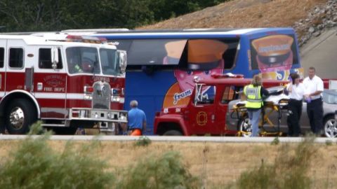 El autobús de la empresa de bajo costo Megabus hacía la ruta Chicago-San Luis.