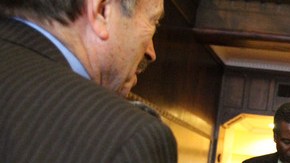 Julian Castro, el alcalde de San Antonio Texas, cuando asistía a la Cámara de Comercio Hispana de Los Ángeles, en California.