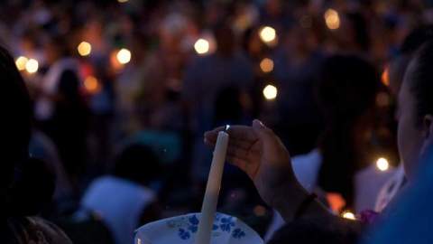 Millones de personas a través del país conmemoraron ayer el día contra el crimen.