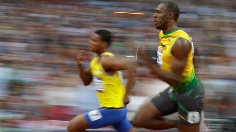 Usain Bolt es el favorito para adjudicarse la presea dorada en los 200 metros. En la eliminatoria ayer Bolt fue seguido de cerca por el ecuatoriano Alex Quiñónez.