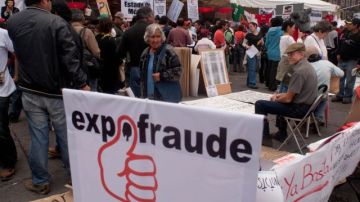 En su discurso de clausura de la Expo Fraude 2012 en la plancha del zócalo capitalino, López Obrador recalcó que todos los votos que obtuvo fueron sin entregar una sola despensa.