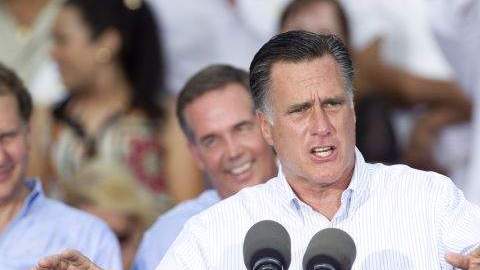Romney acudió a la televisión nacional para decir que cree que Obama está "compitiendo sólo para mantenerse en el poder".