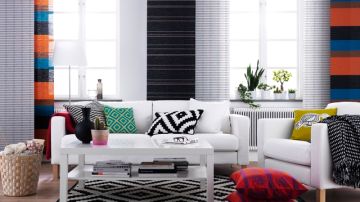 Alfombras, cojines, cortinas, mantas, todas son buenas maneras de darle un cambio a tu casa. (Todos los modelos de la foto están disponibles en Ikea.com).