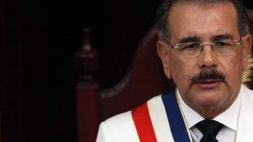 Danilo Medina aceptó  el cargo ayer en Santo Domingo.