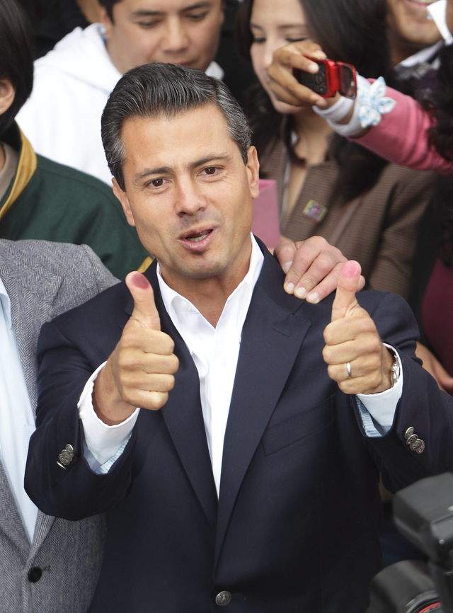 El presidente electo Enrique Peña Nieto.