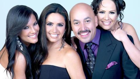 Spino, Menchaca, Rivera y Samia, los jueces del nuevo programa de talento de Telemundo.