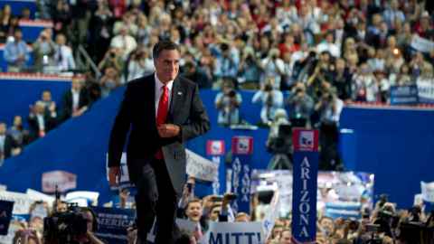 La aceptación de la candidatura presidencial republicana por parte de Romney coronó los trabajos de la Convención Nacional Republicana.