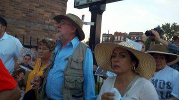 En Chicago, la visita de la Caravana, co-liderada por el poeta y activista mexicano Javier Sicilia.