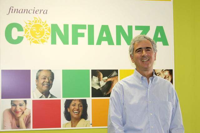 Marco Lucioni es el presidente y fundador de Financiera Confianza, institución establecida hace 6 años para ayudar a los pequeños empresarios latinos.