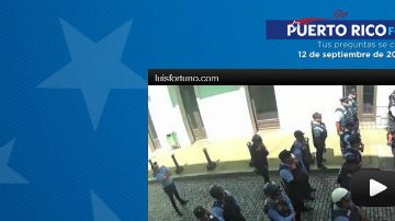 La hasta hace poco página en internet del Gobernador de Puerto Rico ahora exhibe un vídeo en su contra.