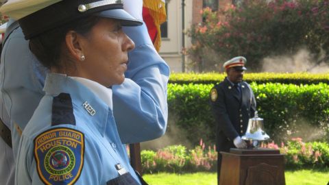 La conmemoración del 11 de septiembre de 2001 realizada en Houston en 2012.