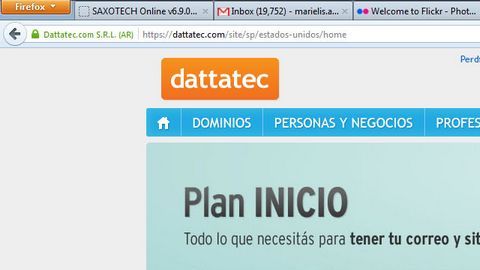 Página web de  Dattatec.