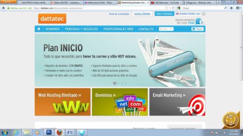 Página web de Dattatec.