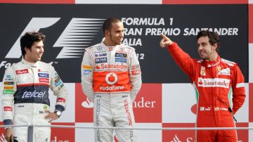 El piloto mexicano Sergio Pérez, de Sauber, terminó segundo en el Grand Prix de Italia, corrido el domingo pasado en Monza.